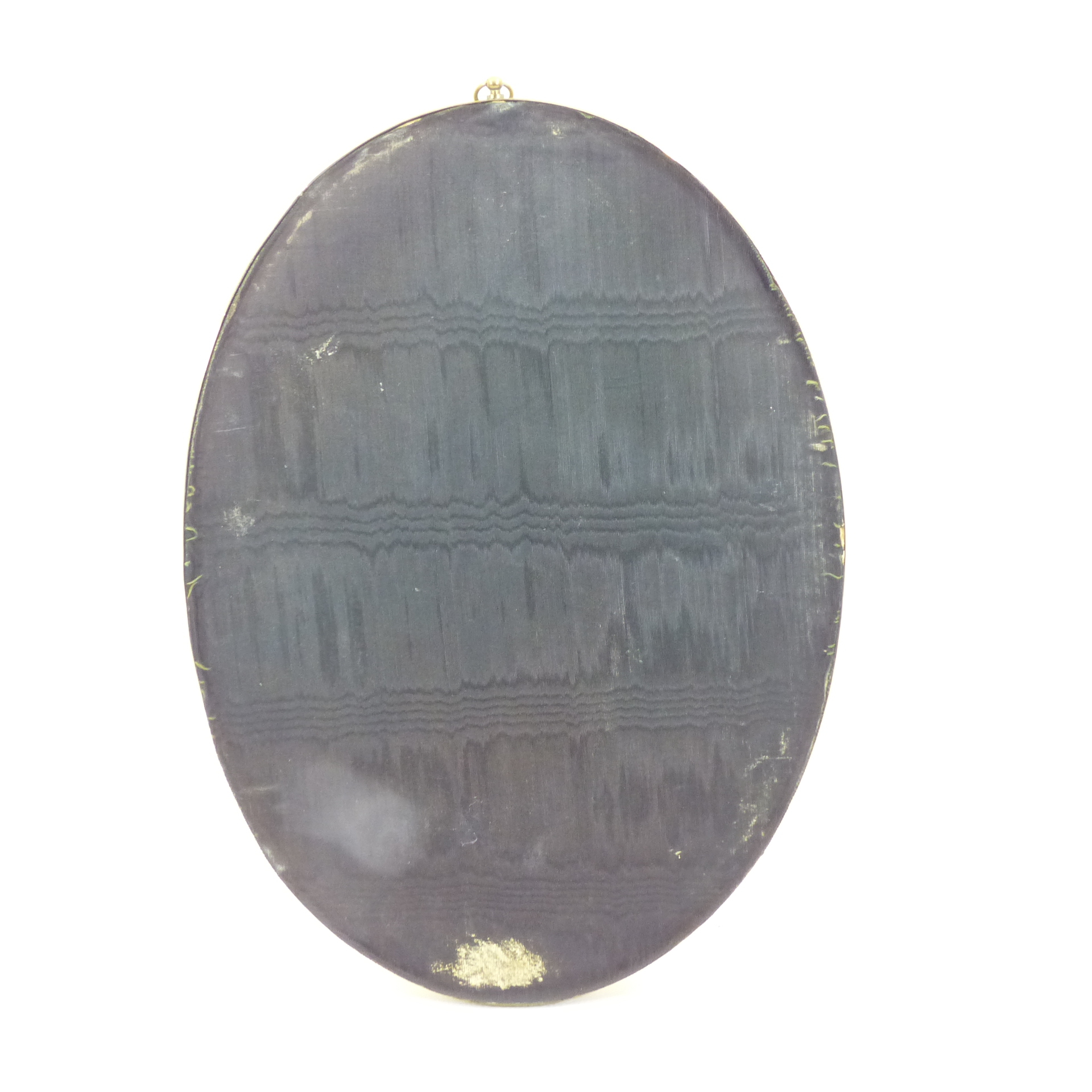Voir photo 2 de Miroir en laiton vintage - Forme Ovale Miroir en laiton vintage - Forme Ovale Bon état reconditionné photo 2