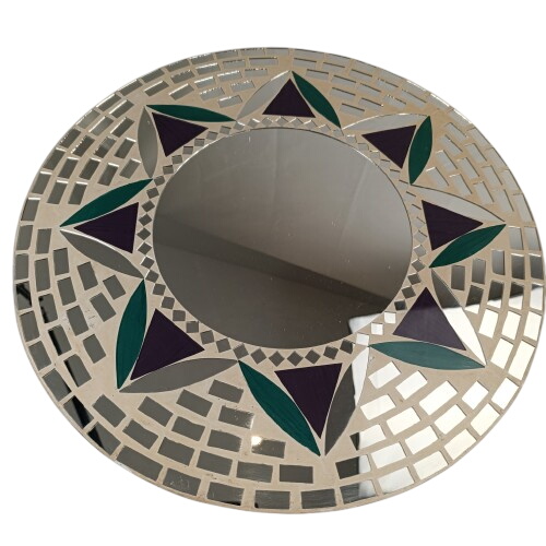 Acheter Miroir en mosaîque Bon état - 15,00 € Miroir en mosaîque Bon état reconditionné disponible sur Label Emmaüs