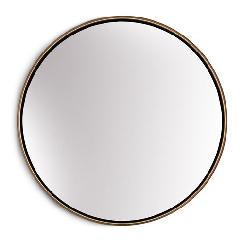 Miroir mural - Fournier Casa Chic by Blumfeldt - cadre métallique - 80 cm - Doré État correct reconditionné disponible sur Fnac