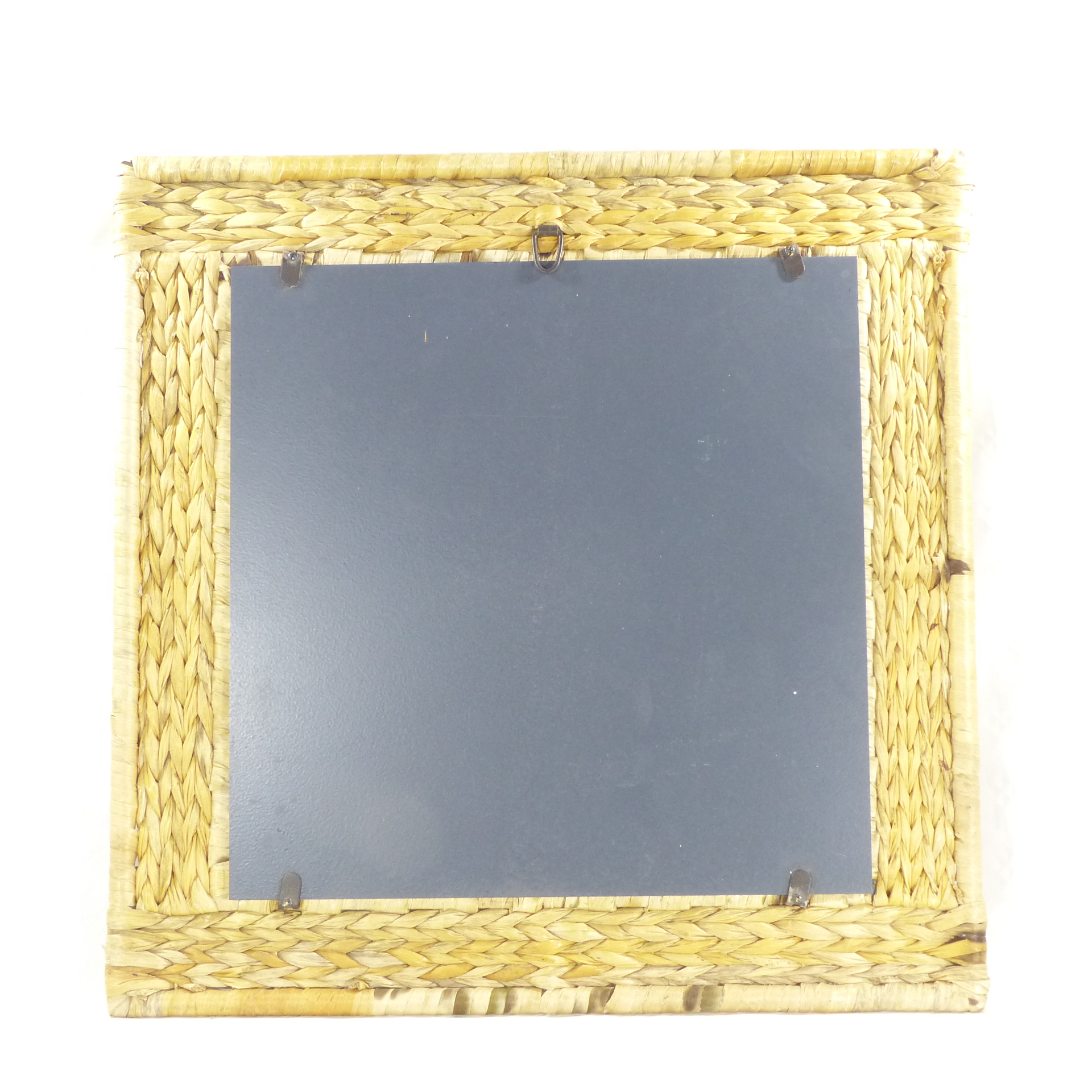 Voir photo 6 de Miroir rectangulaire en osier tressé - Déco naturelle Miroir rectangulaire en osier tressé - Déco naturelle Bon état reconditionné photo 6