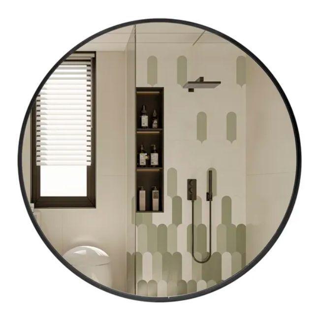 Miroir rond noir 70cm de diamètre Parfait état - 56,02 € Miroir rond noir 70cm de diamètre Parfait état reconditionné disponible sur Label Emmaüs