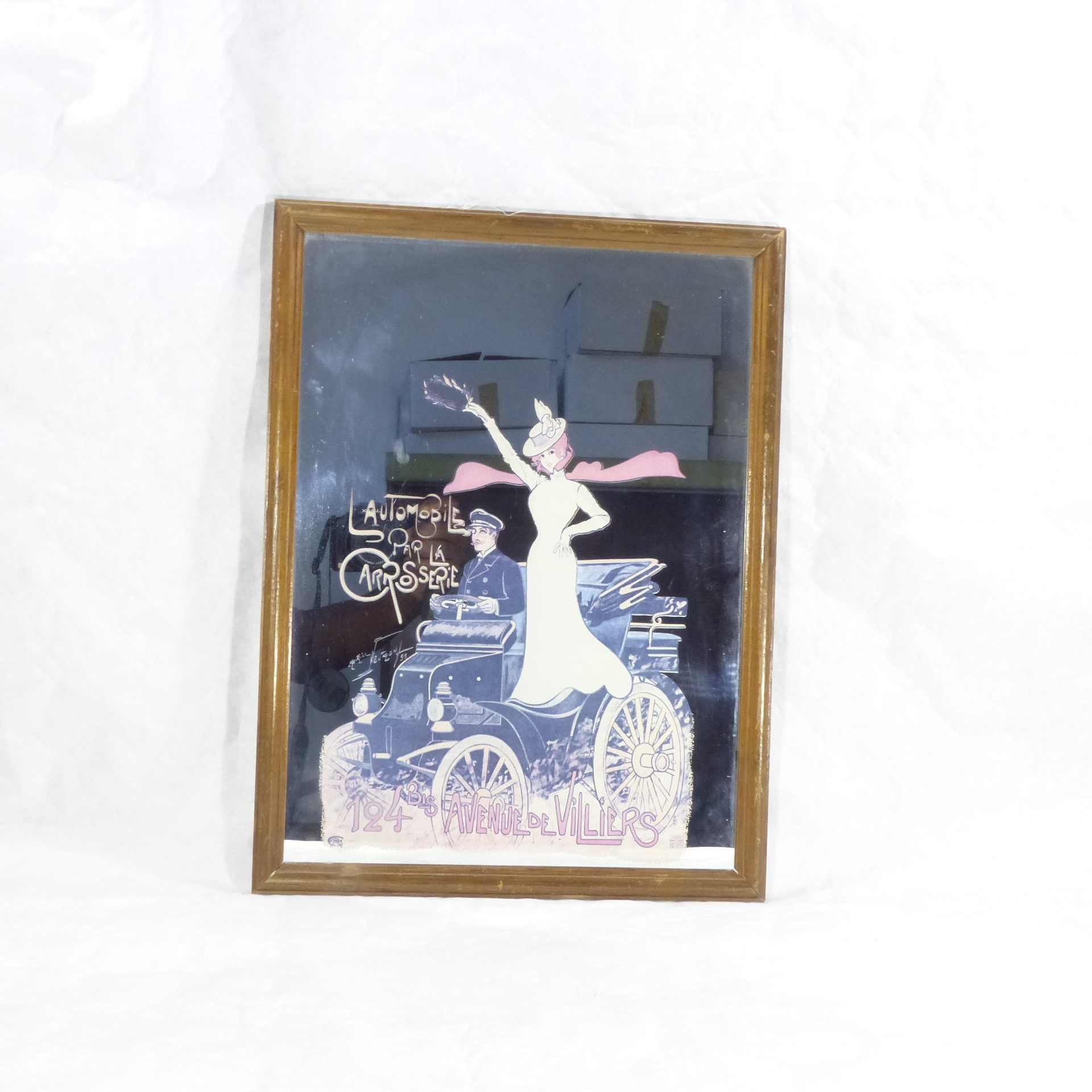 Miroir vintage sérigraphié représentant Guiet et Cie - Maurice Neumont Bon état - 19,50 € Miroir vintage sérigraphié représentant Guiet et Cie - Maurice Neumont Bon état reconditionné disponible sur Label Emmaüs