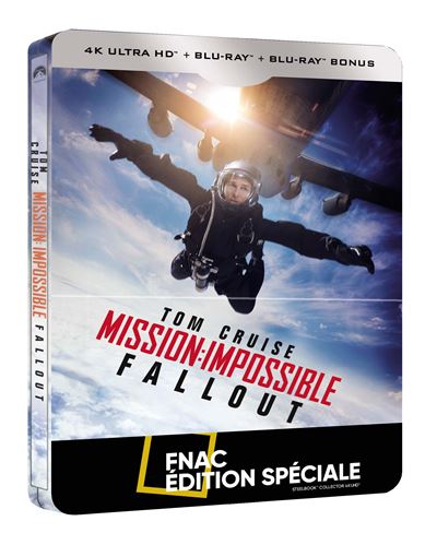 Mission : Impossible Fallout SteelBook® Edition Spéciale Fnac Blu-ray 4K Ultra HD État correct reconditionné disponible sur Fnac