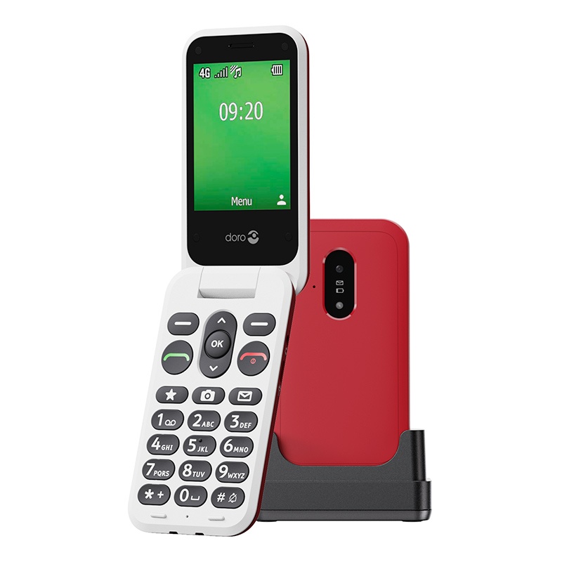 Mobile Senior Doro Leva 22s 4g Rouge Bon état - 76,99 € Mobile Senior Doro Leva 22s 4g Rouge Bon état reconditionné disponible sur Electro Depot
