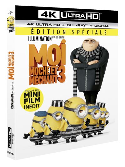 Moi, moche et méchant 3 Blu-ray 4K Ultra HD État correct reconditionné disponible sur Fnac