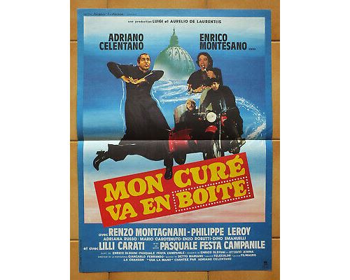 Mon Curé va en Boite - Adriano Celentano - 40x60cm - Affiche État correct N/A reconditionné disponible sur Fnac