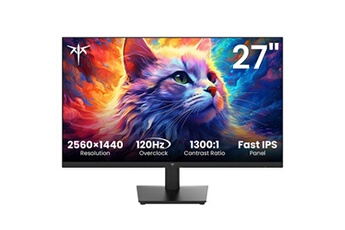 Moniteur de bureau H27T27 27 pouces 2560×1440 QHD 100 Hz overdrive à 120 Hz Bon état N/A reconditionné disponible sur Darty