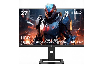 Moniteur de jeu TITAN ARMY P275MV PLUS écran IPS rapide de 27 pouces 3840 x 2160 à 160 Hz et 1920 x 1080 à 320 Hz temps de réponse à gris de 1 ms Bon état N/A reconditionné disponible sur Darty