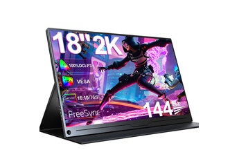 Moniteur portable 18,0 pouces 144 Hz 2k 100% DCI-P3 Très bon état Uperfect reconditionné disponible sur Darty