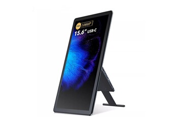 Moniteur portable tactile Full HD 15,6 P 1080 pouces, support rotatif réglable intégré, 100 % sRGB avec interface HDMI, Type C, OTG Bon état Uperfect reconditionné disponible sur Darty