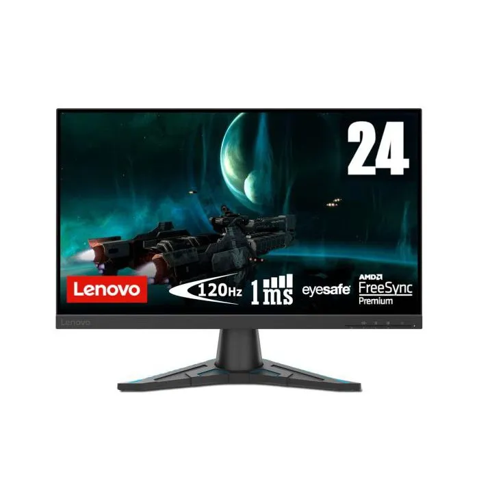 Moniteur sans bordure 24” Lenovo G24e-20 LED VA 120hz Full HD 1920x1080 Grade A Reconditionné Lenovo reconditionné disponible sur Cdiscount Seconde Vie