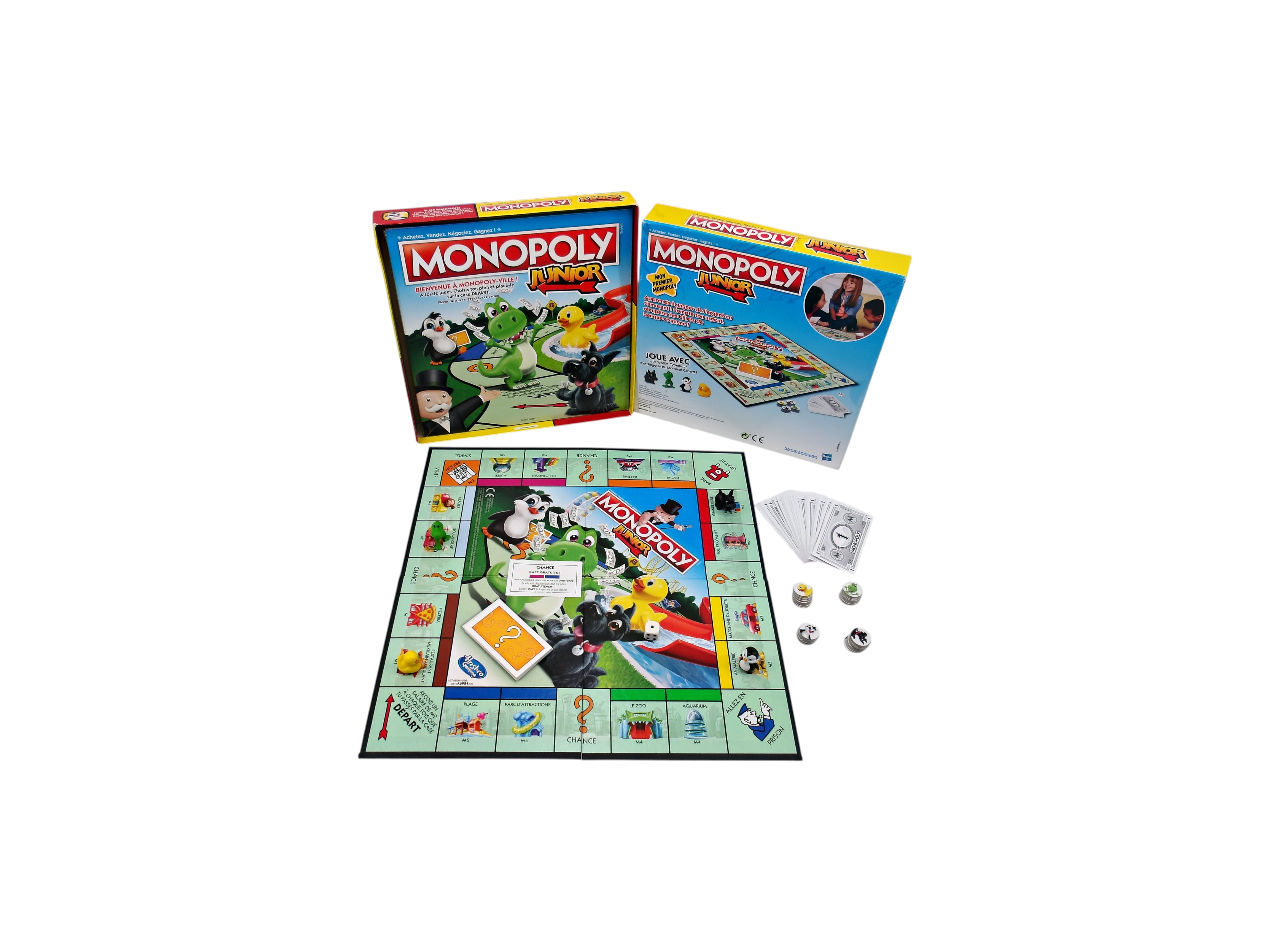 Voir photo 2 de Monopoly - Edition junior- Édition 2017 Monopoly - Edition junior- Édition 2017 Parfait état reconditionné photo 2