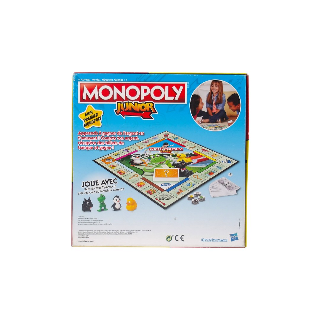 Voir photo 3 de Monopoly - Edition junior- Édition 2017 Monopoly - Edition junior- Édition 2017 Parfait état reconditionné photo 3