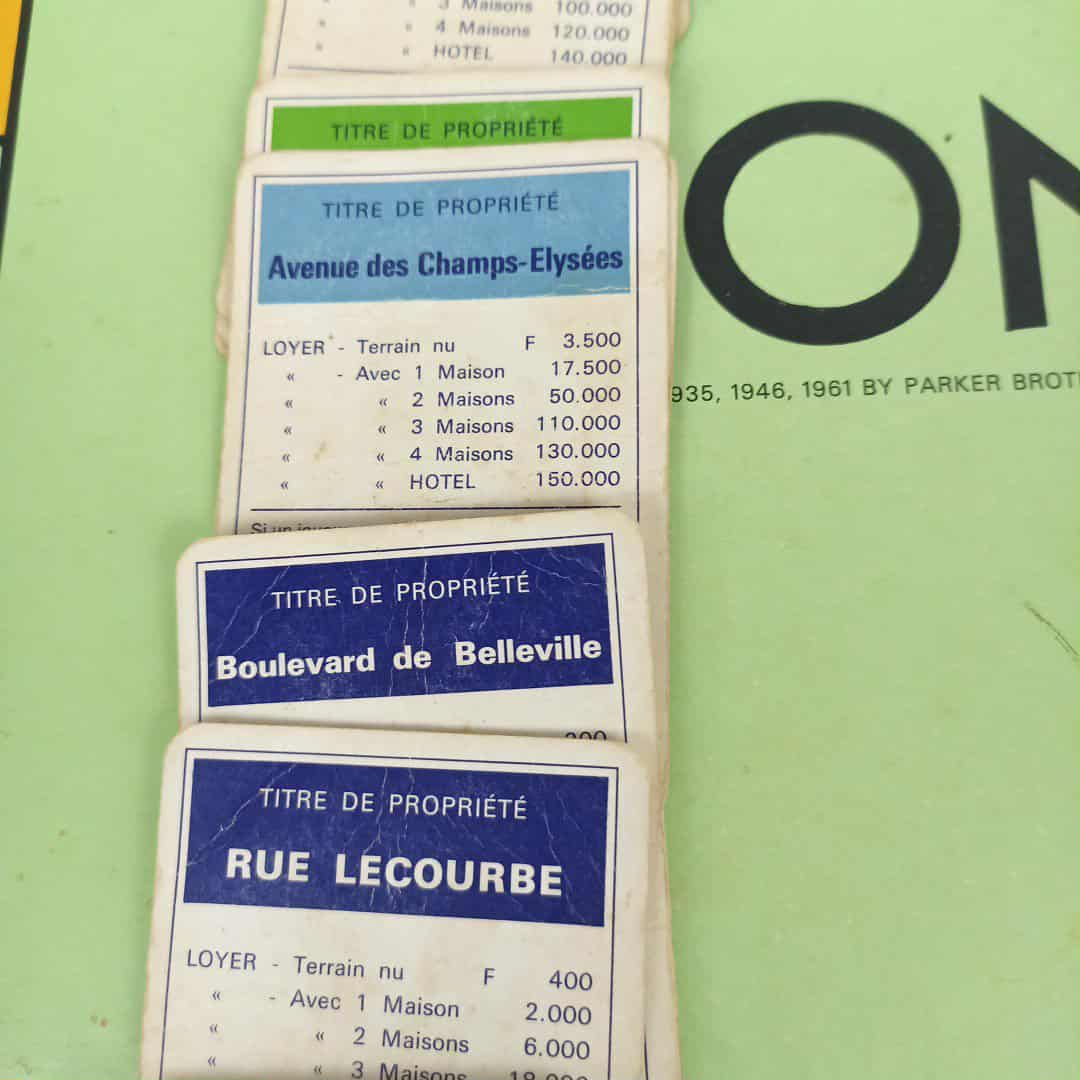 Voir photo 8 de Monopoly Miro Company motifs écossais vintage Monopoly Miro Company motifs écossais vintage État correct reconditionné photo 8