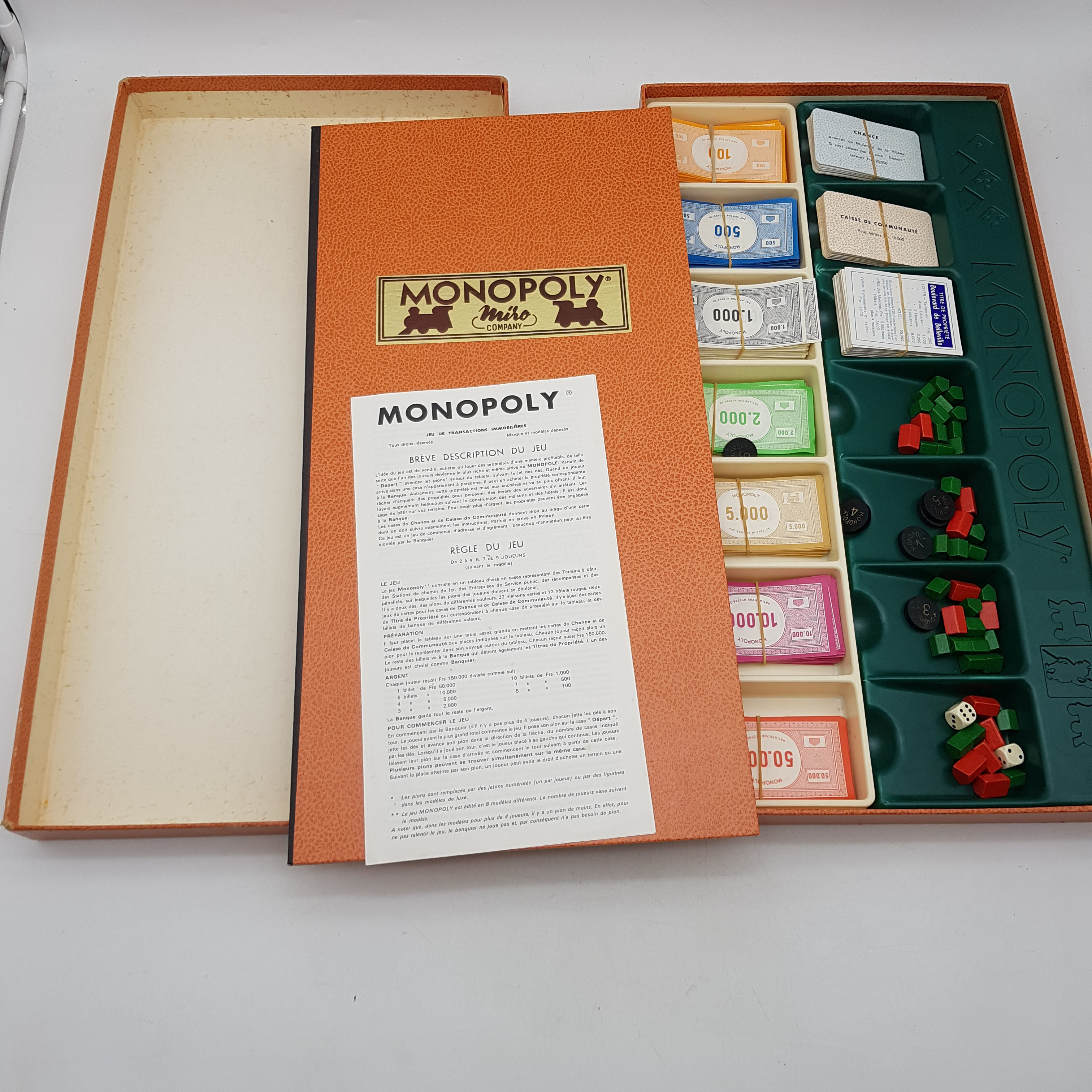 Voir photo 4 de Monopoly Miro Company - Vintage - Complet Monopoly Miro Company - Vintage - Complet Bon état reconditionné photo 4