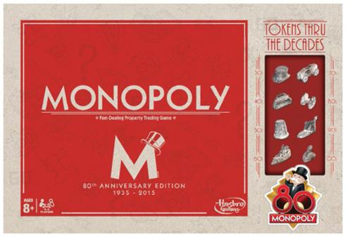 Monopoly Vintage 80 ans État correct Hasbro reconditionné disponible sur Fnac