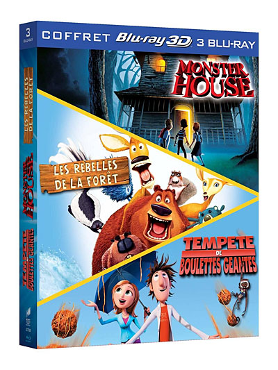 Monster House - Les rebelles de la forêt - Tempête de boulettes géantes - Coffret Blu-Ray 3D État correct reconditionné disponible sur Fnac