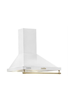 Montblanc 60 - Hotte - hotte décorative - largeur : 60 cm - profondeur : 50 cm - extraction et recirculation (avec kit de recirculation Bon état Klarstein reconditionné disponible sur Darty