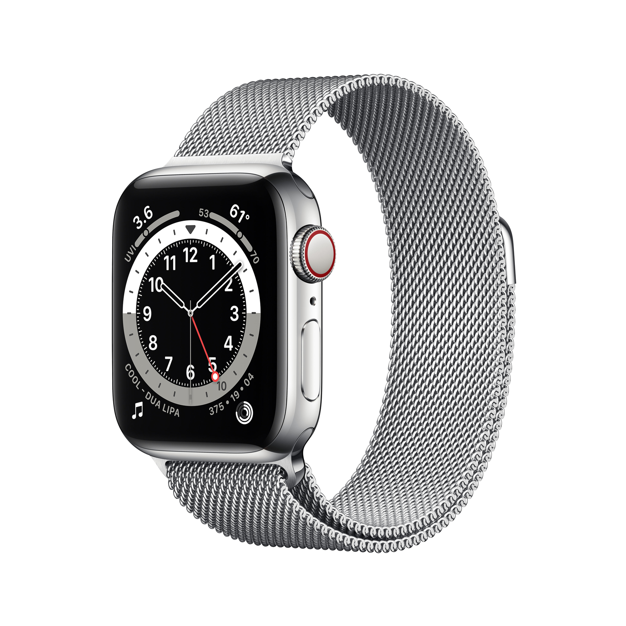 Montre connectée Apple watch 40MM - Series 6 Cellular, Argent - Excellent état Parfait état Apple reconditionné disponible sur Pixmania