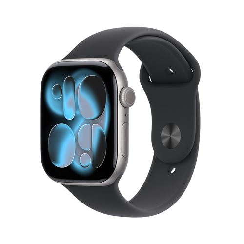 Montre connectée Apple Watch Series 11 OLED 46 mm Gris Wifi GPS État correct - 521,62 € Montre connectée Apple Watch Series 11 OLED 46 mm Gris Wifi GPS État correct N/A reconditionné disponible sur Fnac