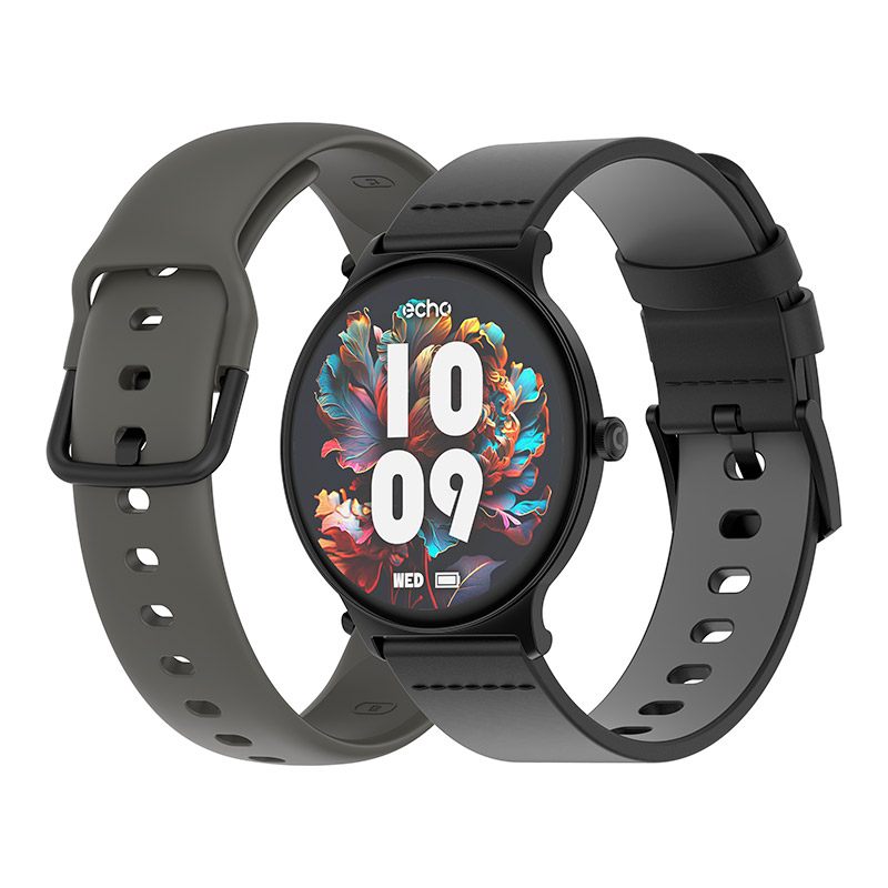 Montre Connectee Echo Rainbow Sunset Noir - 2 Bracelets Bon état - 49,99 € Montre Connectee Echo Rainbow Sunset Noir - 2 Bracelets Bon état reconditionné disponible sur Electro Depot