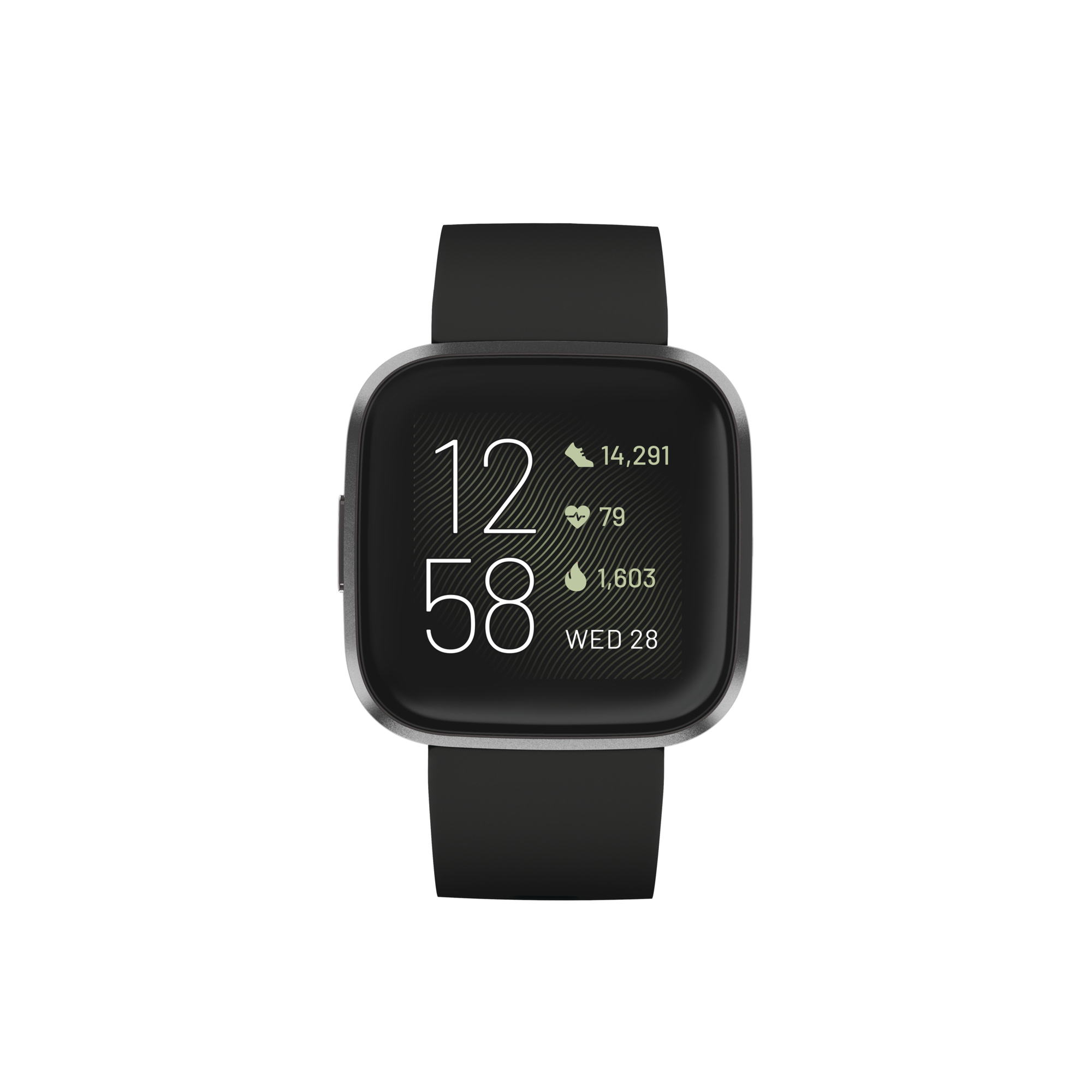 Montre connectée Fitbit Versa 2 - 40mm - Cadran Noir- Bracelet Noir - Excellent état Parfait état Fitbit reconditionné disponible sur Pixmania