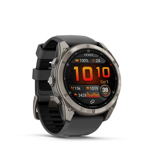 Montre connectée Garmin Fenix 8 Pro 51 mm Noir État correct Garmin reconditionné disponible sur Fnac | Dero
