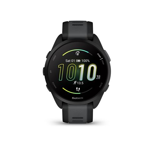 Montre connectée Garmin Forerunner 165 Noir avec bracelet Noir et Gris État correct Garmin reconditionné disponible sur Fnac