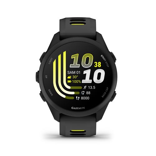 Montre connectée Garmin Forerunner® 170 GPS Noir et Jaune État correct reconditionné disponible sur Fnac