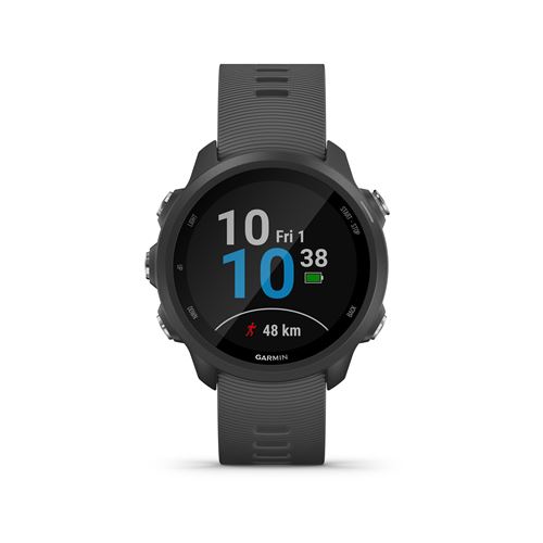 Montre Connectée Garmin Forerunner 245 Noire avec bracelet Gris État correct Garmin reconditionné disponible sur Fnac