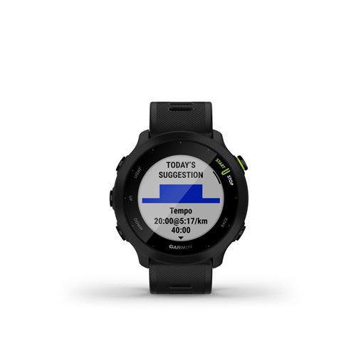 Montre connectée Garmin Forerunner 55 Noir État correct - 143,61 € Montre connectée Garmin Forerunner 55 Noir État correct Garmin reconditionné disponible sur Fnac