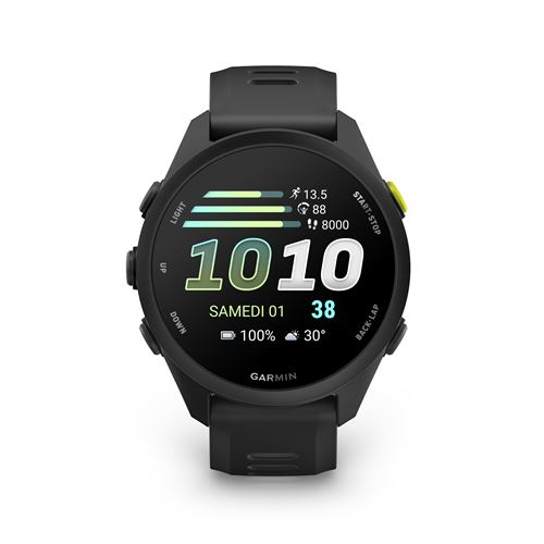 Montre connectée Garmin Forerunner® 70 GPS Noir État correct Garmin reconditionné disponible sur Fnac