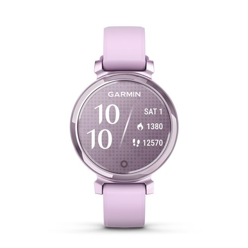 Montre connectée Garmin Lily 2 violet lilas avec bracelet silicone Lilas État correct Garmin reconditionné disponible sur Fnac