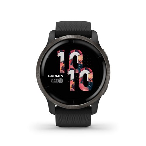 Montre connectée Garmin Venu 2 Gris avec bracelet Noir État correct reconditionné disponible sur Fnac