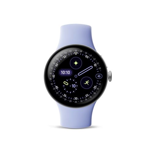 Montre connectée Google Pixel Watch 4 41 mm 4G Argent Poli avec bracelet sport fluoroélastomère Iris État correct Google reconditionné disponible sur Fnac