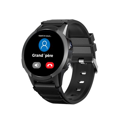 Montre connectée GPS enfant SaveFamily Slim avec bracelet noir + Carte SIM française État correct reconditionné disponible sur Fnac | Dero