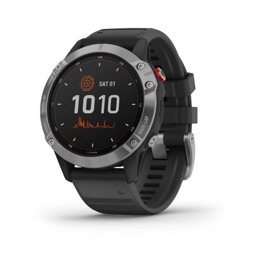 Montre connectée GPS Garmin Fenix 6 Solar Noir État correct Garmin reconditionné disponible sur Fnac