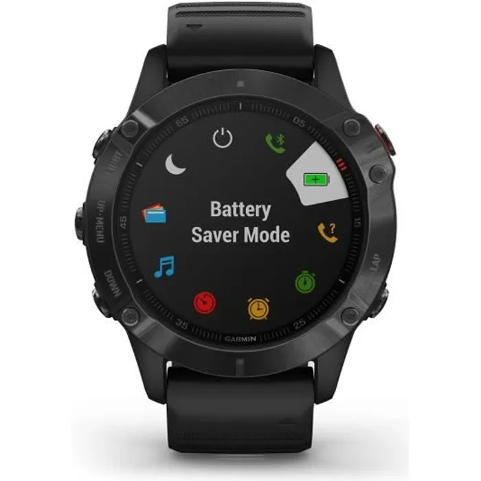 Montre connectée GPS multisports GARMIN Fenix 6 Pro - Noir Reconditionné - 331,55 € Montre connectée GPS multisports GARMIN Fenix 6 Pro - Noir Reconditionné Garmin reconditionné disponible sur Cdiscount Seconde Vie