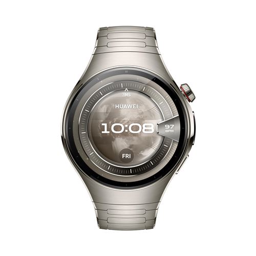 Montre connectée Huawei Watch 5 46 mm Bluetooth Titane avec bracelet en titane État correct reconditionné disponible sur Fnac