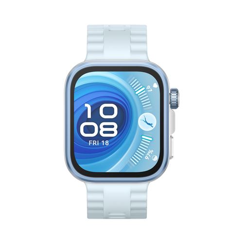 Montre connectée Huawei Watch Fit 4 Pro Bluetooth avec bracelet en fluoroélastomère Bleu État correct Huawei reconditionné disponible sur Fnac