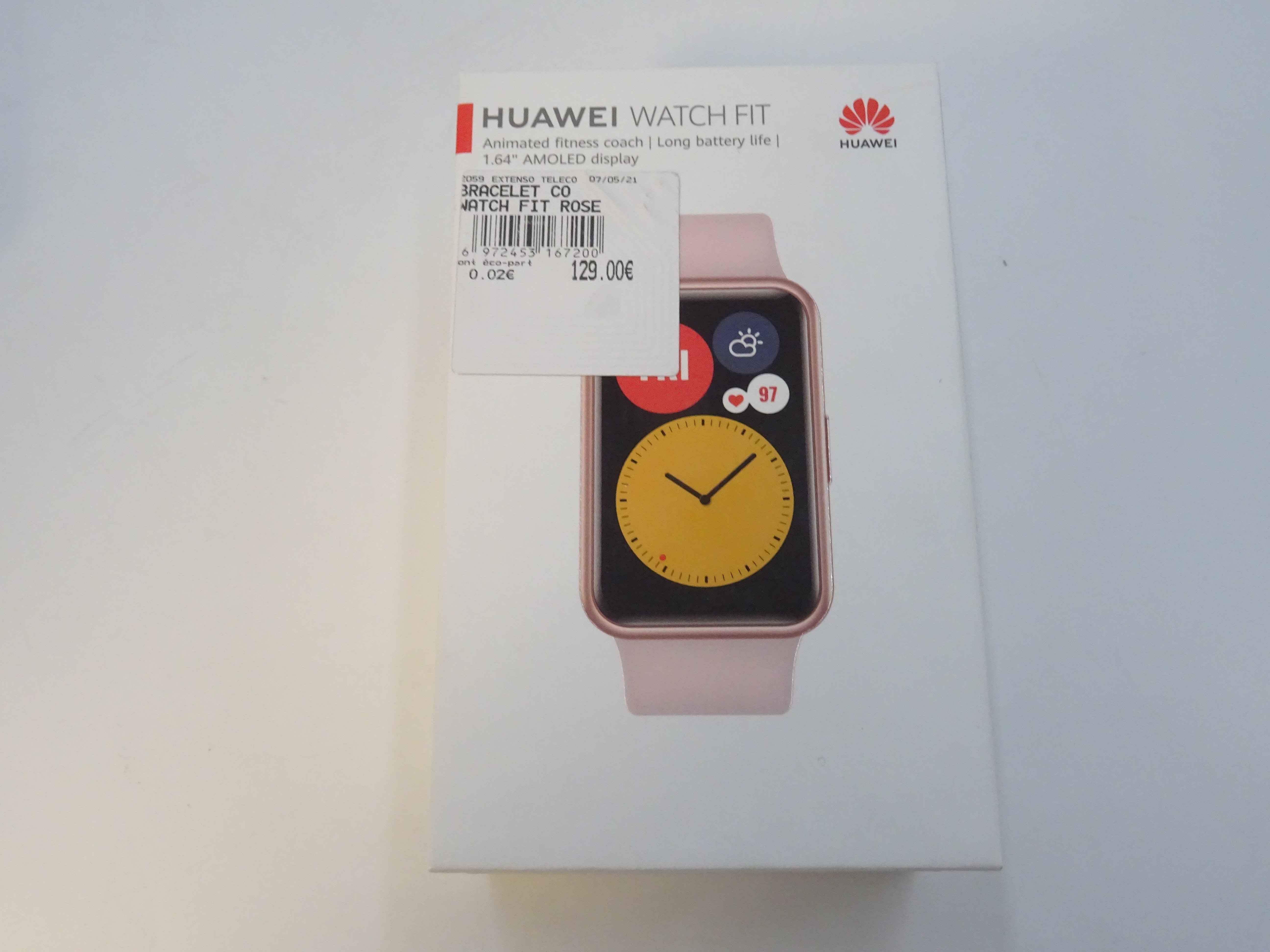 Voir photo 5 de Montre connectée Huawei watch fit rose. Montre connectée Huawei watch fit rose. reconditionné photo 5