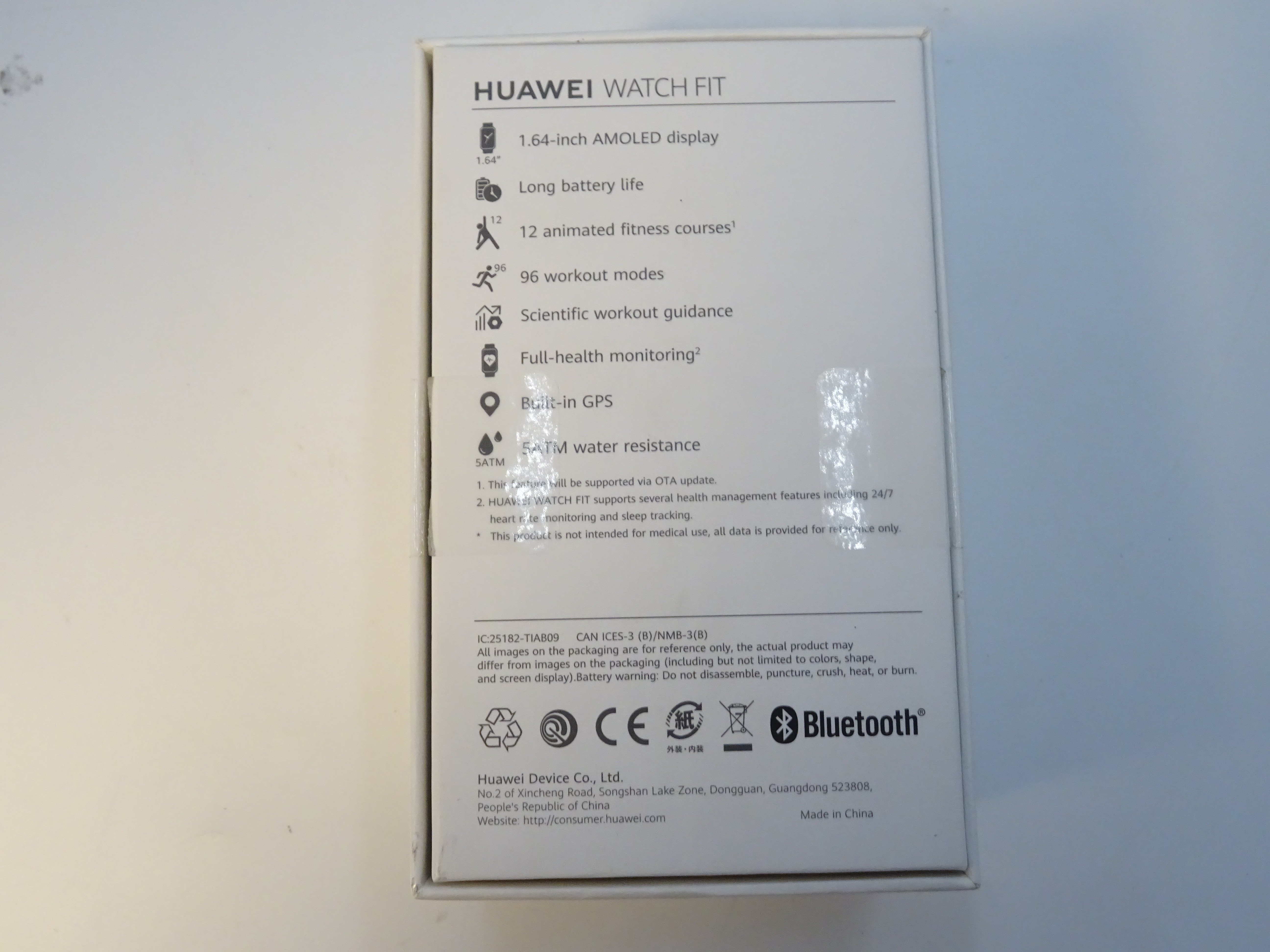Voir photo 7 de Montre connectée Huawei watch fit rose. Montre connectée Huawei watch fit rose. reconditionné photo 7