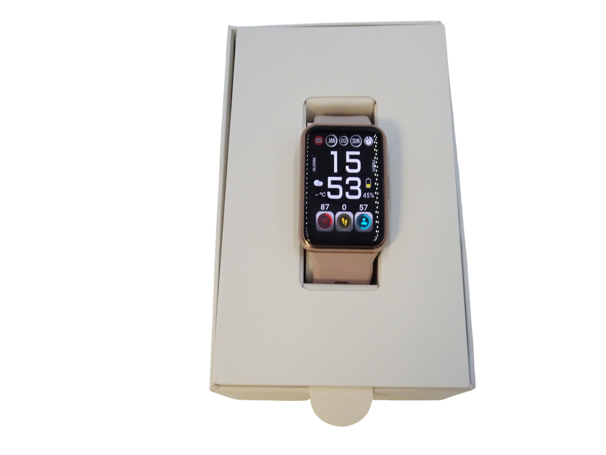 Montre connectée Huawei watch fit rose. - 50,00 € Montre connectée Huawei watch fit rose. reconditionné disponible sur Label Emmaüs