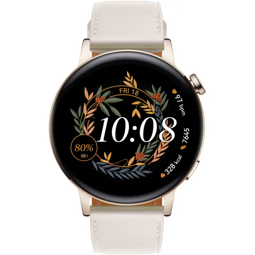 Montre connectée Huawei Watch GT 3 Elegant Edition 42 mm - Blanc / Doré Bon état reconditionné disponible sur Rakuten