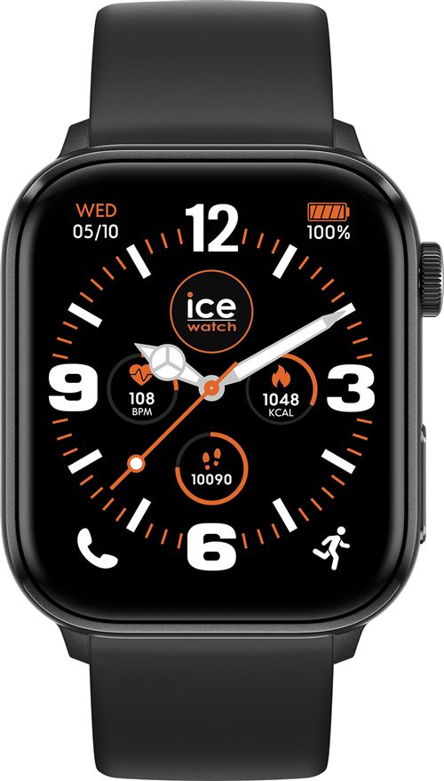 Montre connectée Ice-Watch Ice Smart 3.0 37 mm Bluetooth Noir avec bracelet en silicone Noir État correct Ice-Watch reconditionné disponible sur Fnac