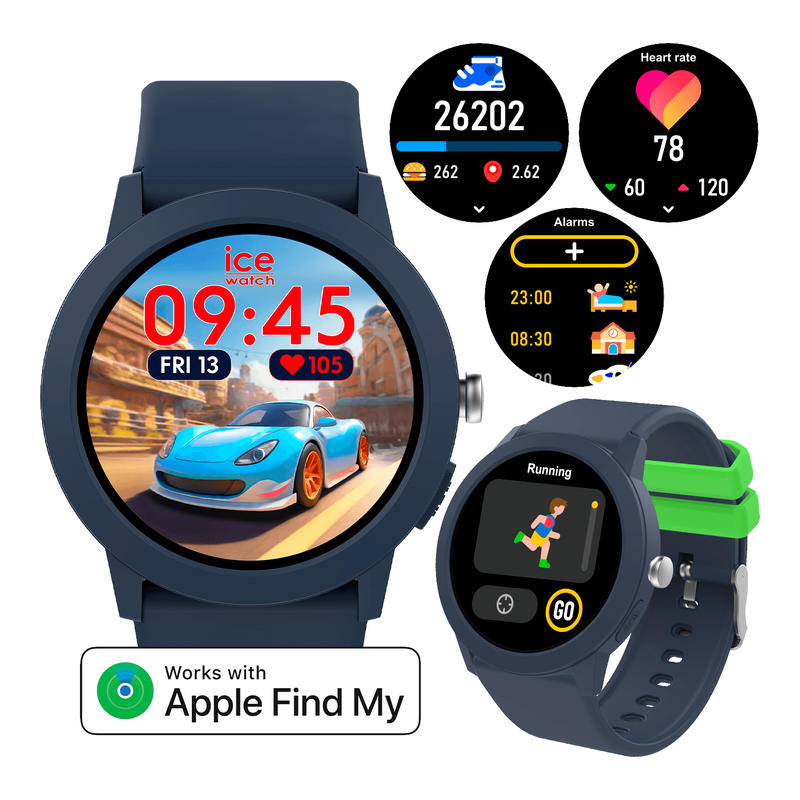 Montre Connectee Ice Watch Ice Smart Junior 3.0 Ronde My Find Bleu Bon état - 39,99 € Montre Connectee Ice Watch Ice Smart Junior 3.0 Ronde My Find Bleu Bon état reconditionné disponible sur Electro Depot