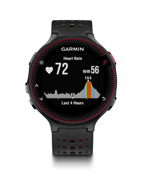 Montre connectée Multisports Garmin Forerunner 235 Noire et Rouge État correct reconditionné disponible sur Fnac