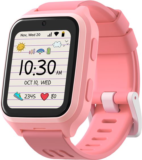 Montre connectée pour enfants Myfirst M1 Bluetooth Rose avec bracelet Rose + Carte Sim inclus État correct reconditionné disponible sur Fnac | Dero
