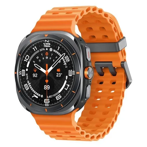 Montre Connectée Samsung Galaxy Watch Ultra - Boîtier 47 mm avec bracelet caoutchouc taille S/M/L - 4G - Gris Titane Bon état reconditionné disponible sur Rakuten