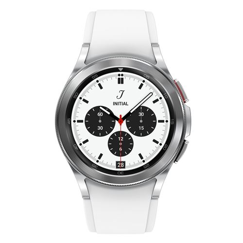 Montre connectée Samsung Galaxy Watch4 Classic 42mm 4G Argent État correct Samsung reconditionné disponible sur Fnac